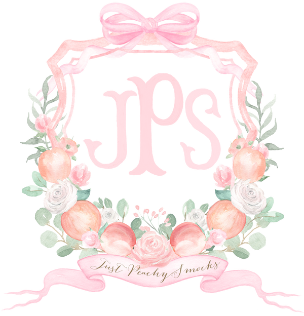 Just Peachy Smocks logo
