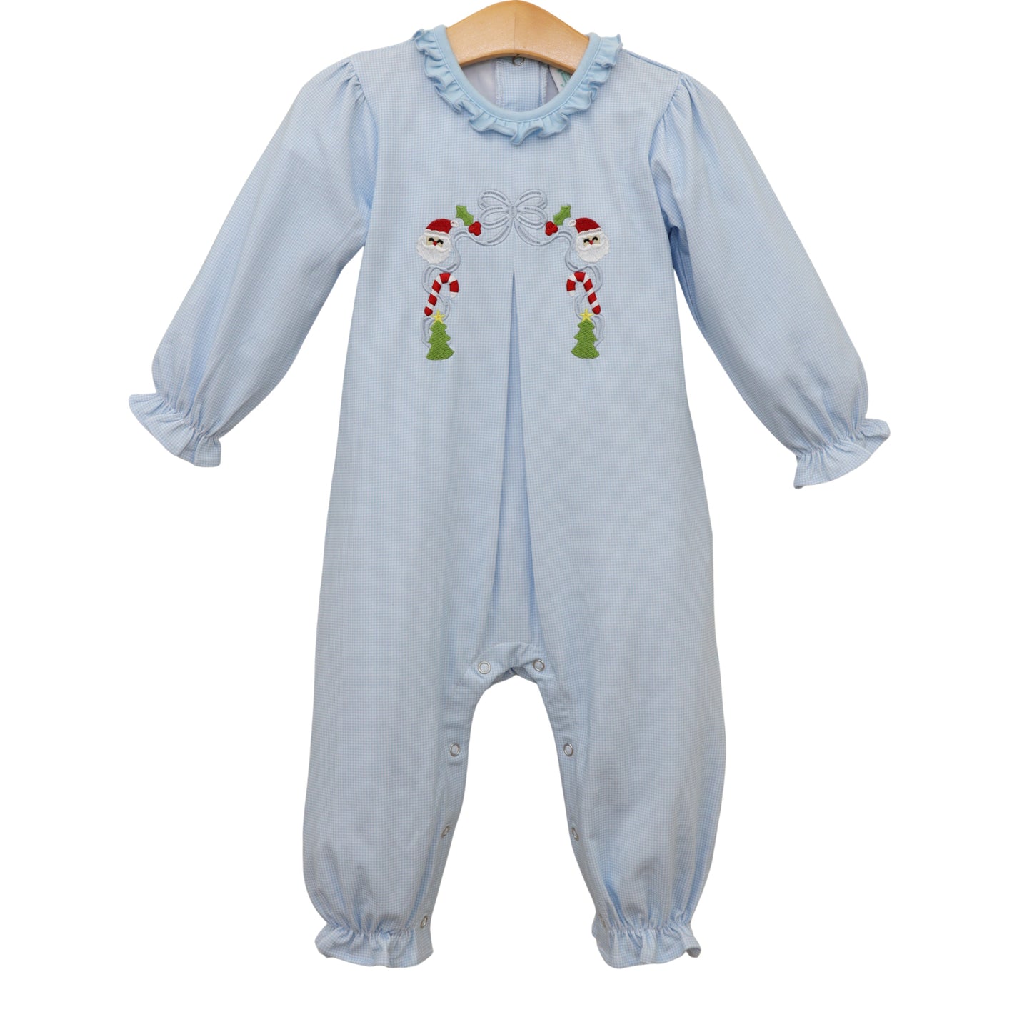 Jellybean Christmas: A Classic Christmas Pleat Romper