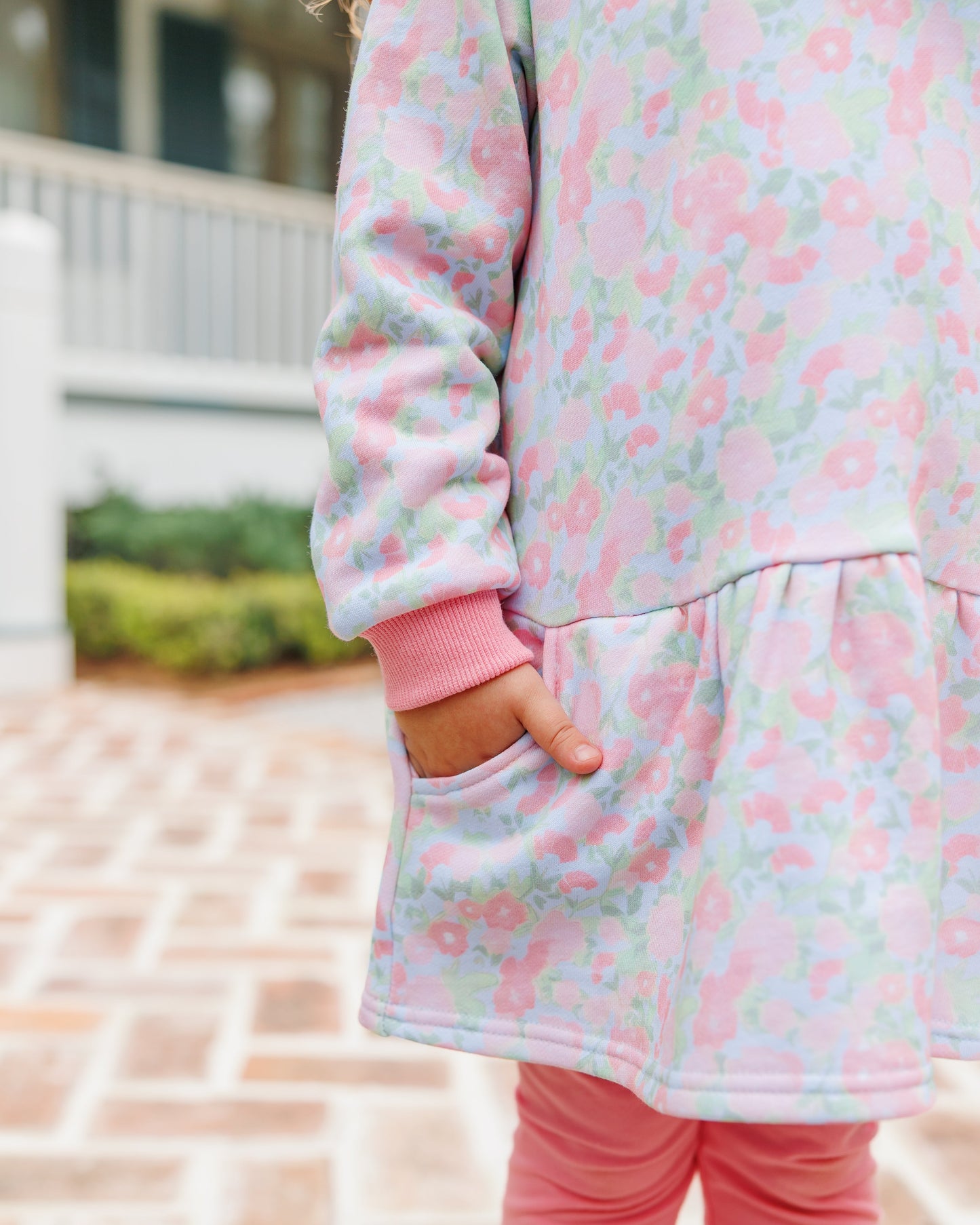 Jellybean Fall - Cottage Blooms French Terry Tunic Set