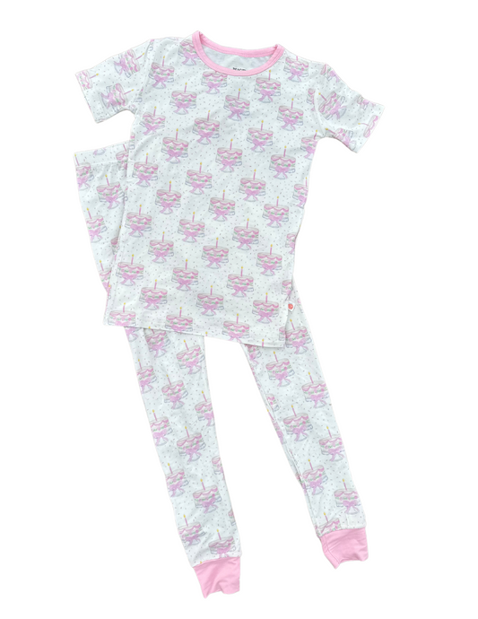 Birthday Bamboo - Short Sleeve Two Piece Set