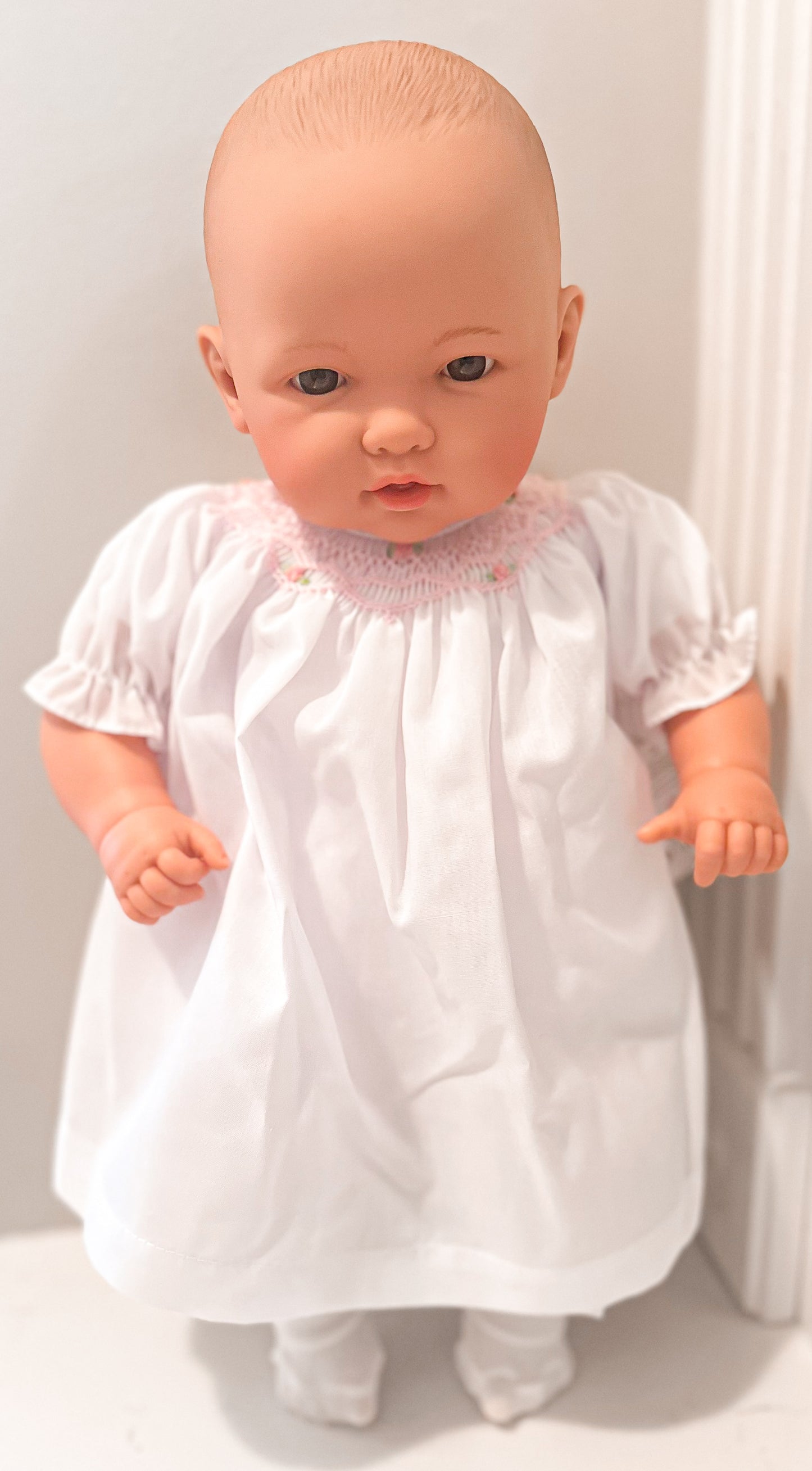18" Claire/Henry Rosalina Baby Doll Bald (Brown Eyes)
