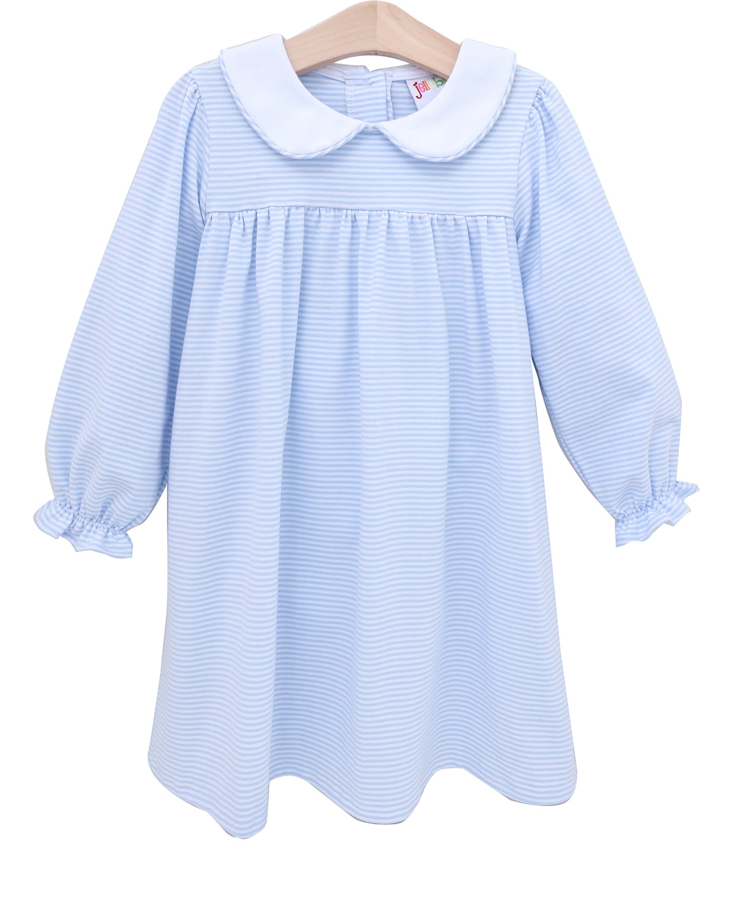Jellybean Fall - Lottie Dress Light Blue Stripe