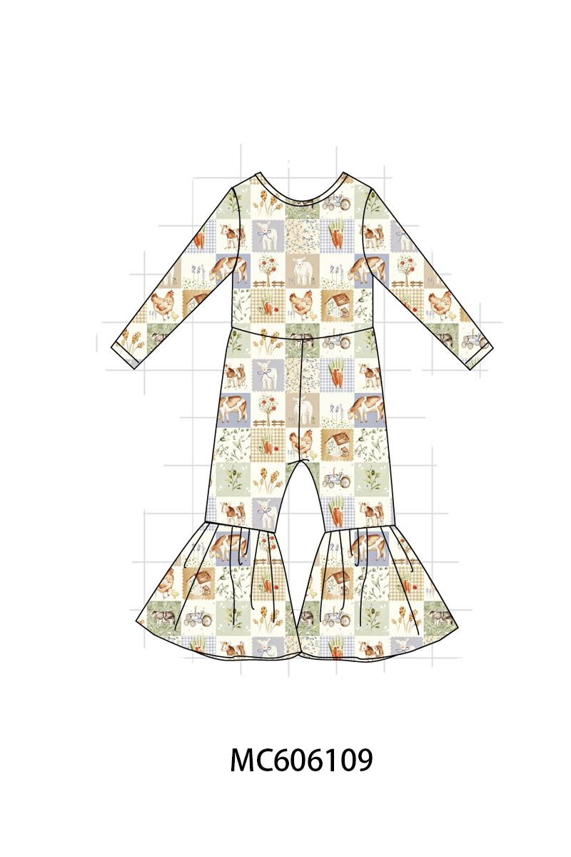 PO95 Sage farm checkered bamboo collection