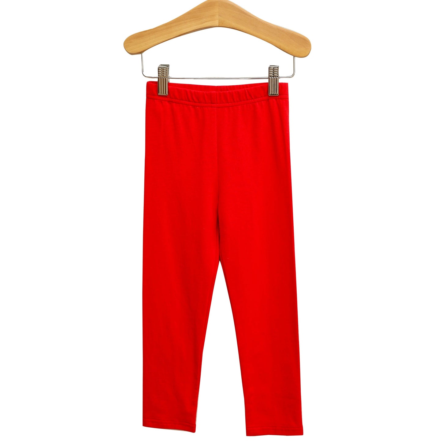 Jellybean Christmas: Straight Leg Leggings- Red