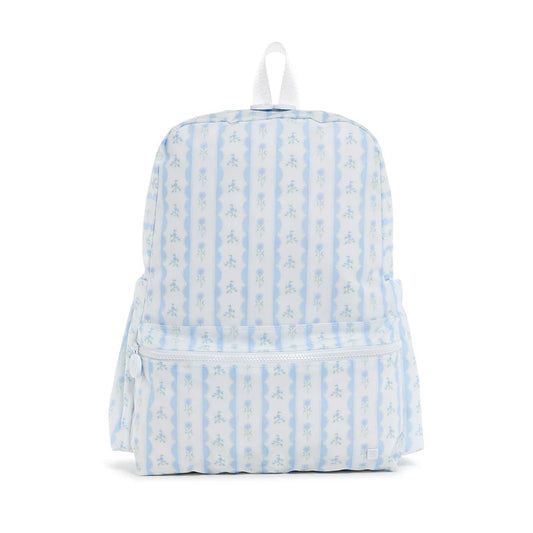Backpacker -- Backpack Ribbon Floral Blue
