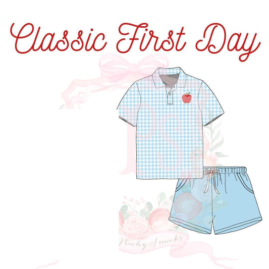 Classic First Day Boy Short Set (ETA July)