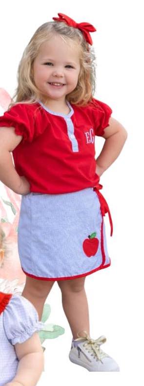 Teacher's Pet Girl Skort Set (ETA July)