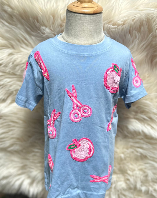 Back to School Hand Sequin Shirt