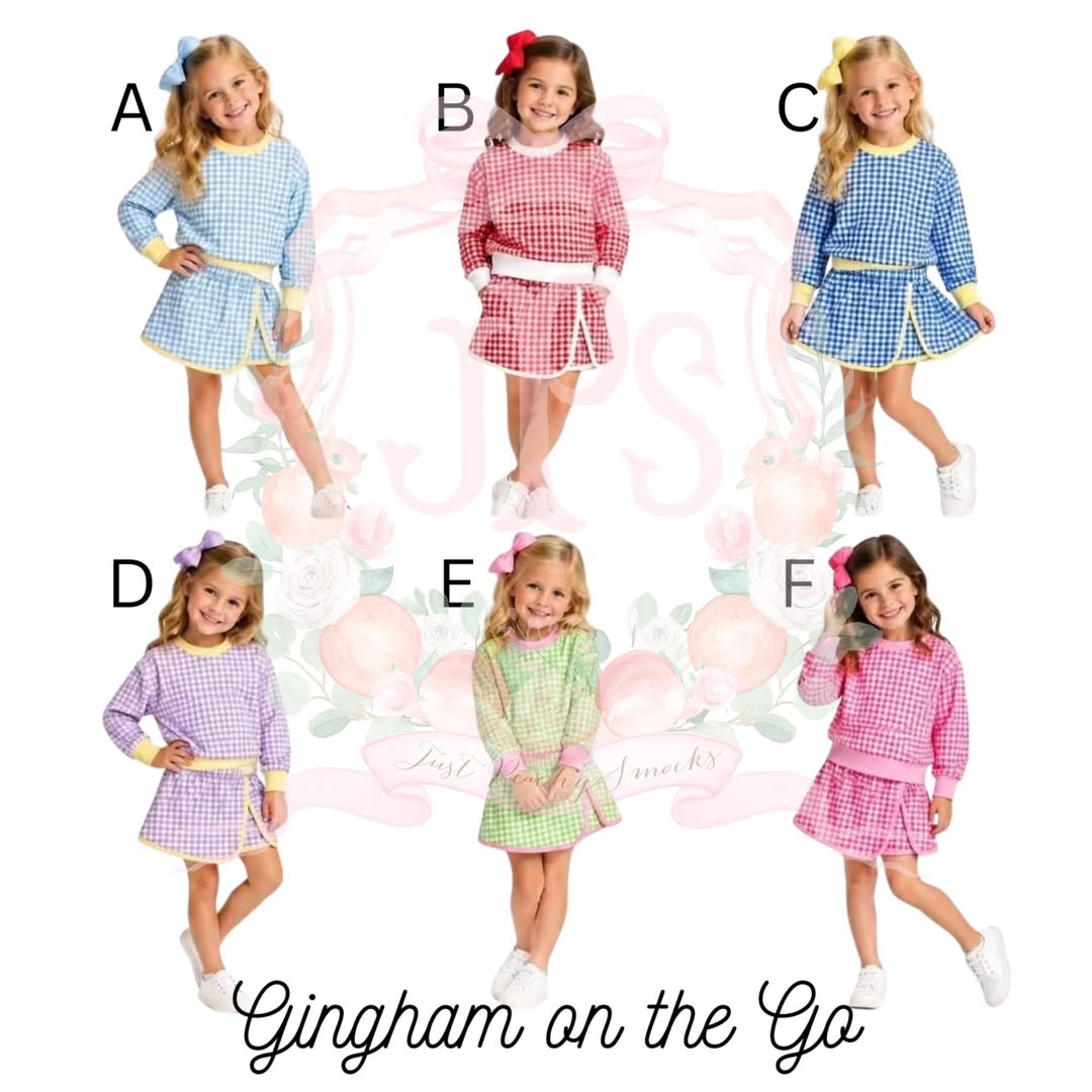 Preorder: Gingham On The Go (ETA Jan to JPS)