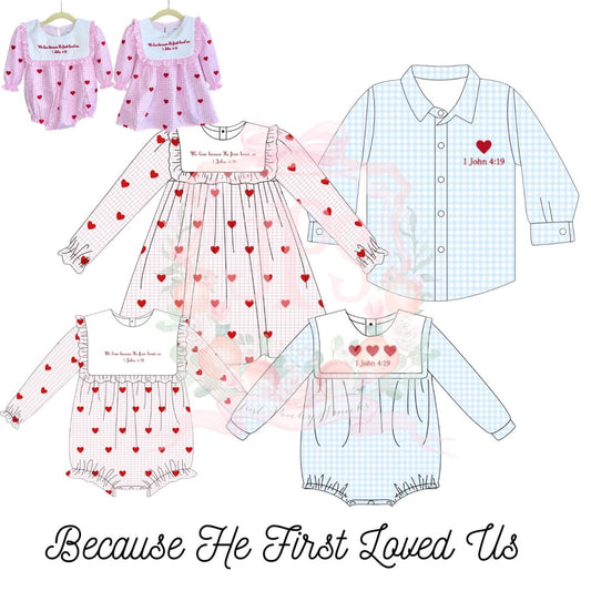 Preorder: Because He First Loved Us (ETA Jan to JPS)