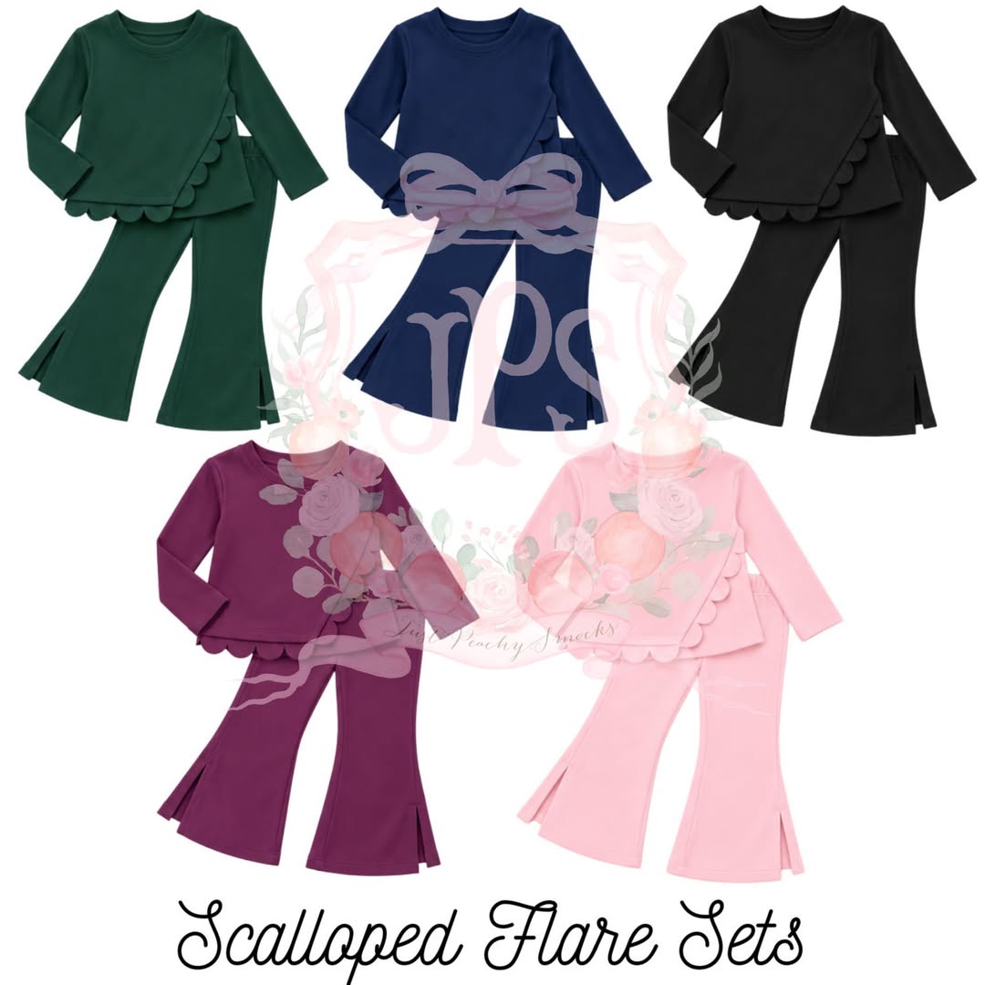 Preorder: Scalloped Flare Sets (ETA Jan to JPS)