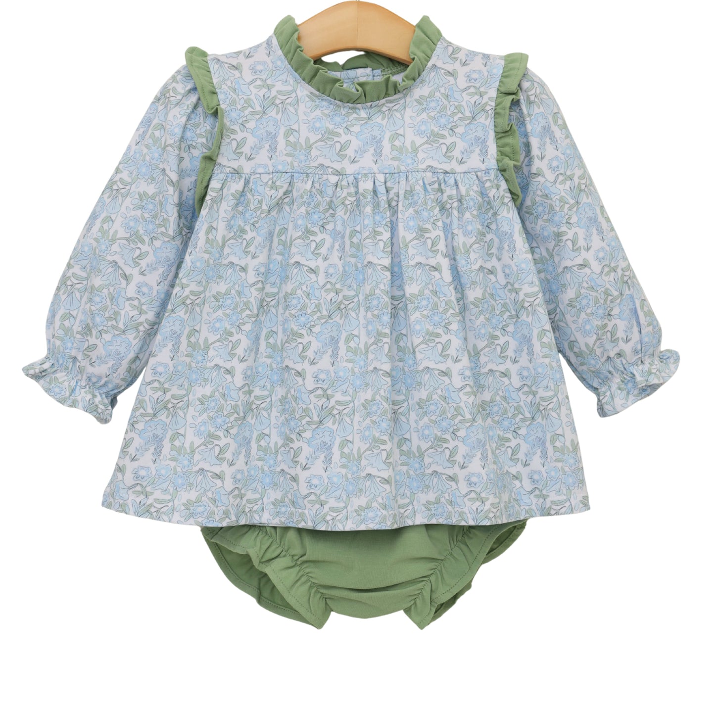 Jellybean Fall - Basin Floral Hallie Diaper Set