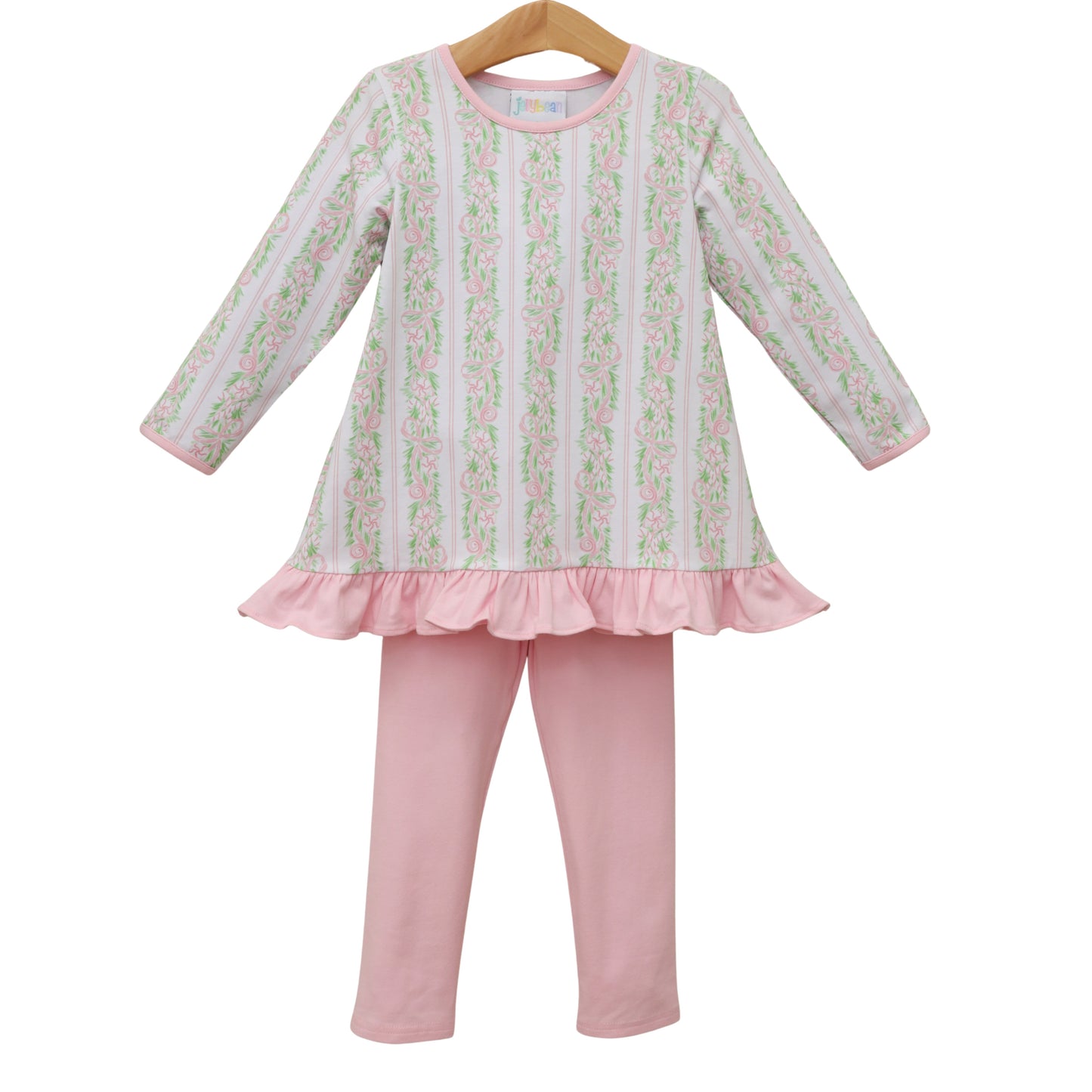 Jellybean Christmas: Blush and Boughs Ava Pants Set