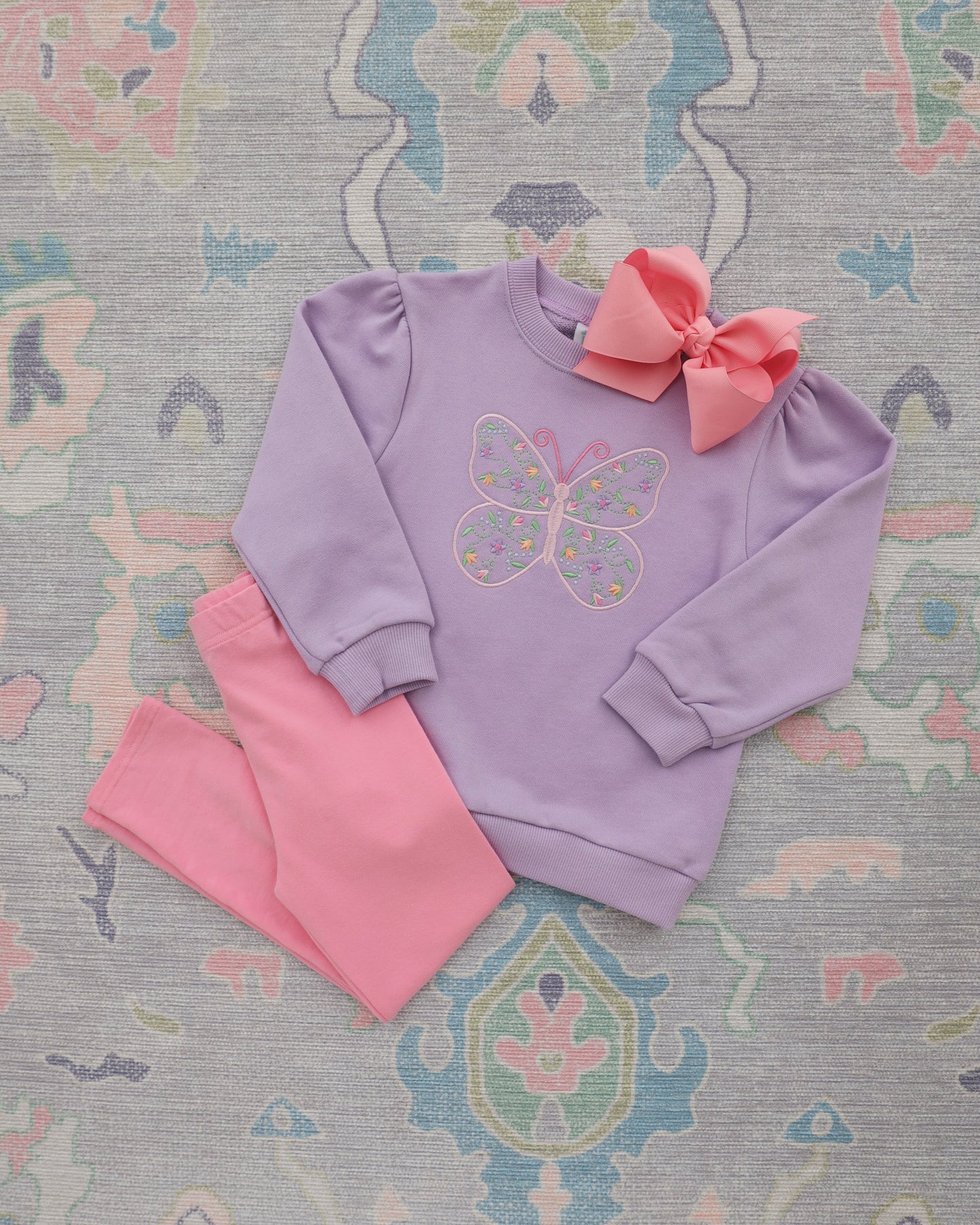 Jellybean Fall - Butterfly French Terry Pullover