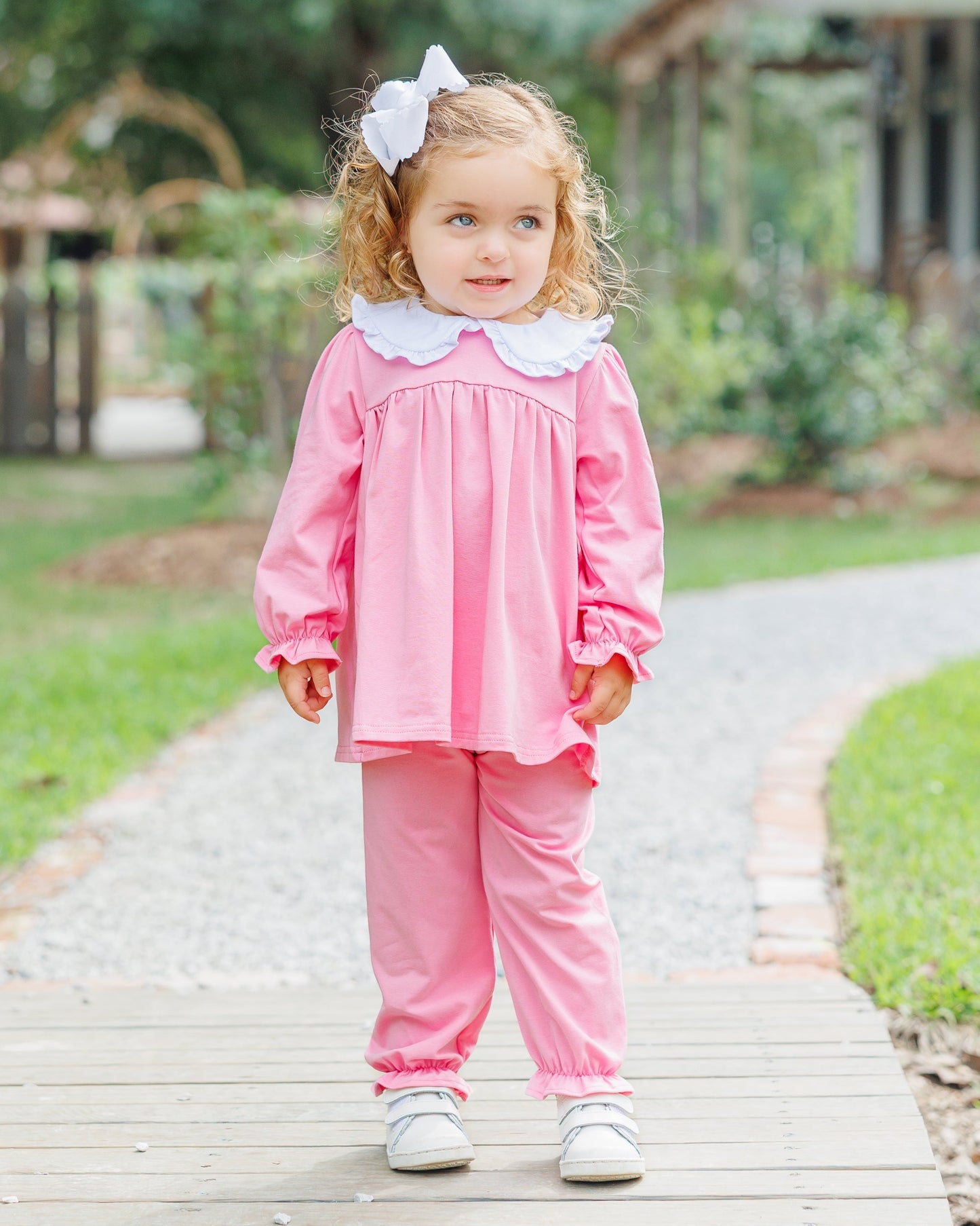 Jellybean Fall - Catherine Bloomer Pants Set Pink
