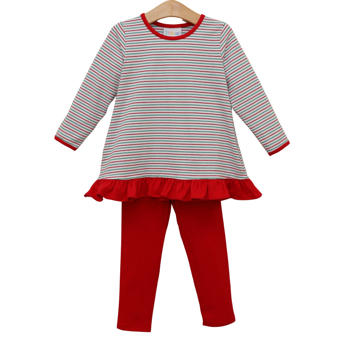 Jellybean Christmas: Christmas Candy Stripe Ava Pants Set