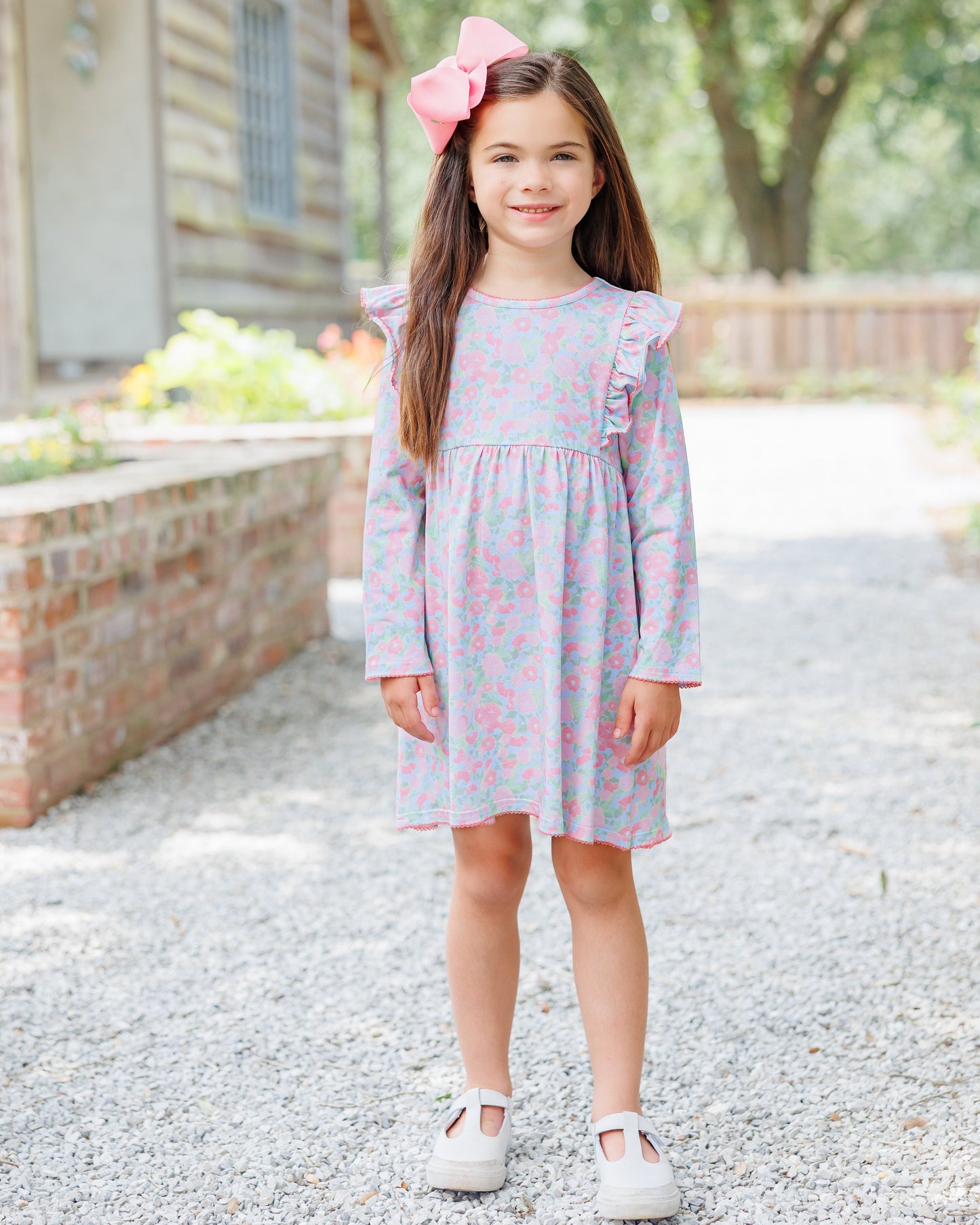 Jellybean Fall - Cottage Blooms Frances Dress