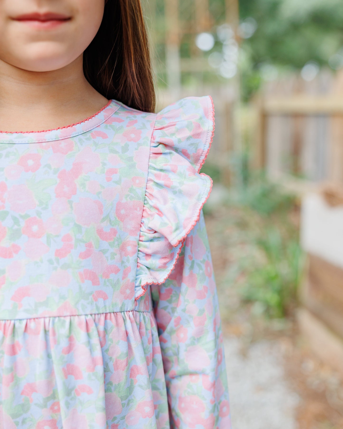 Jellybean Fall - Cottage Blooms Frances Dress