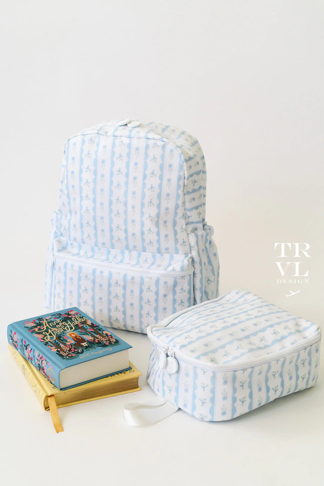 Backpacker -- Backpack Ribbon Floral Blue