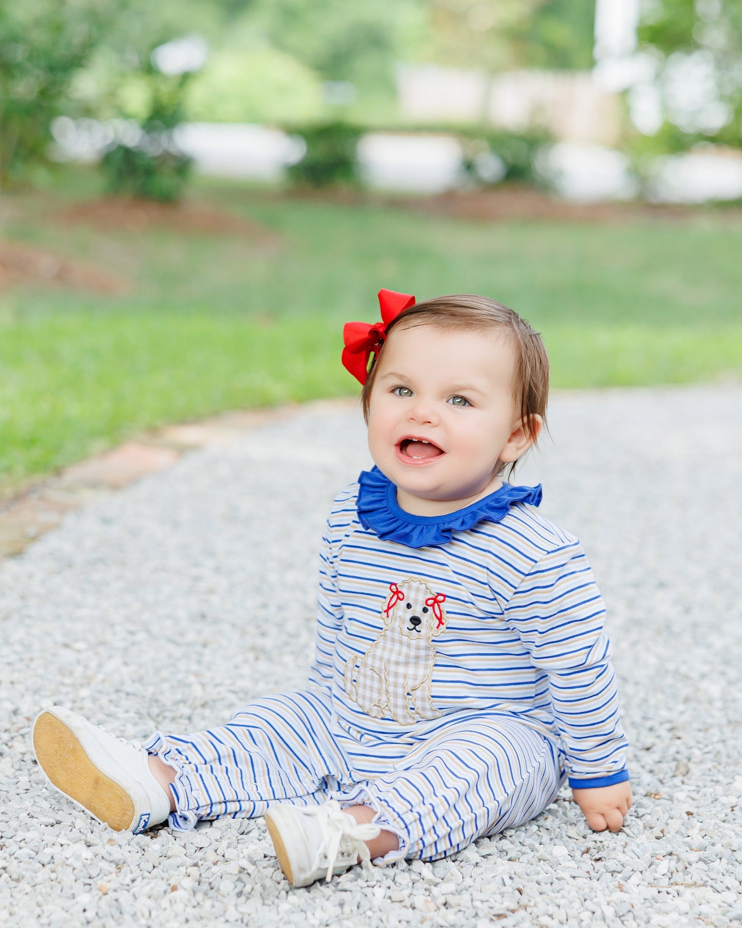 Jellybean Fall - Doodle Days Ruffle Romper