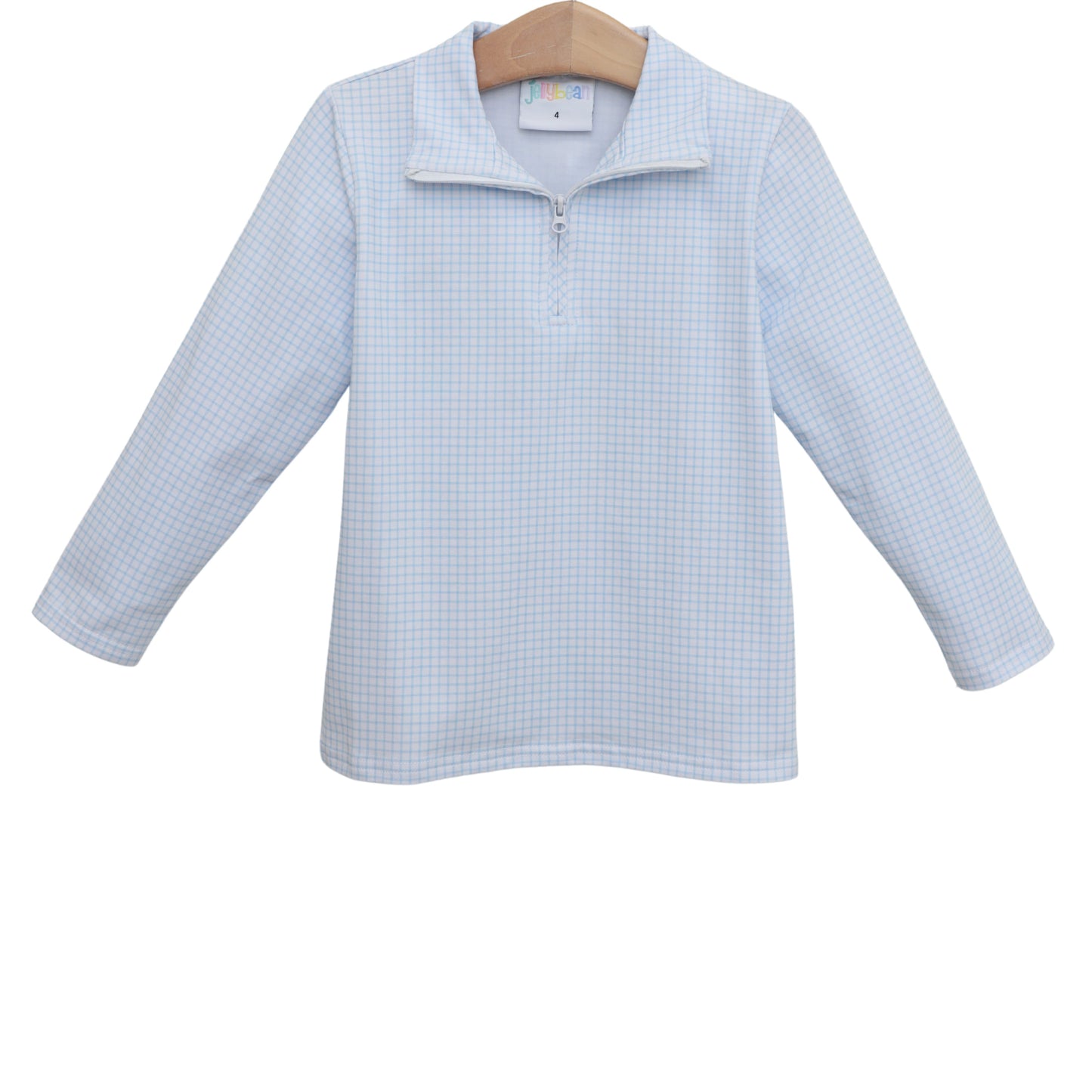 Jellybean Fall - Evan Pullover Light Blue Windowpane