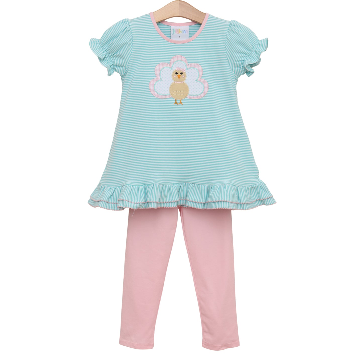 Jellybean Fall -Give Thanks Ruffle Pant Set