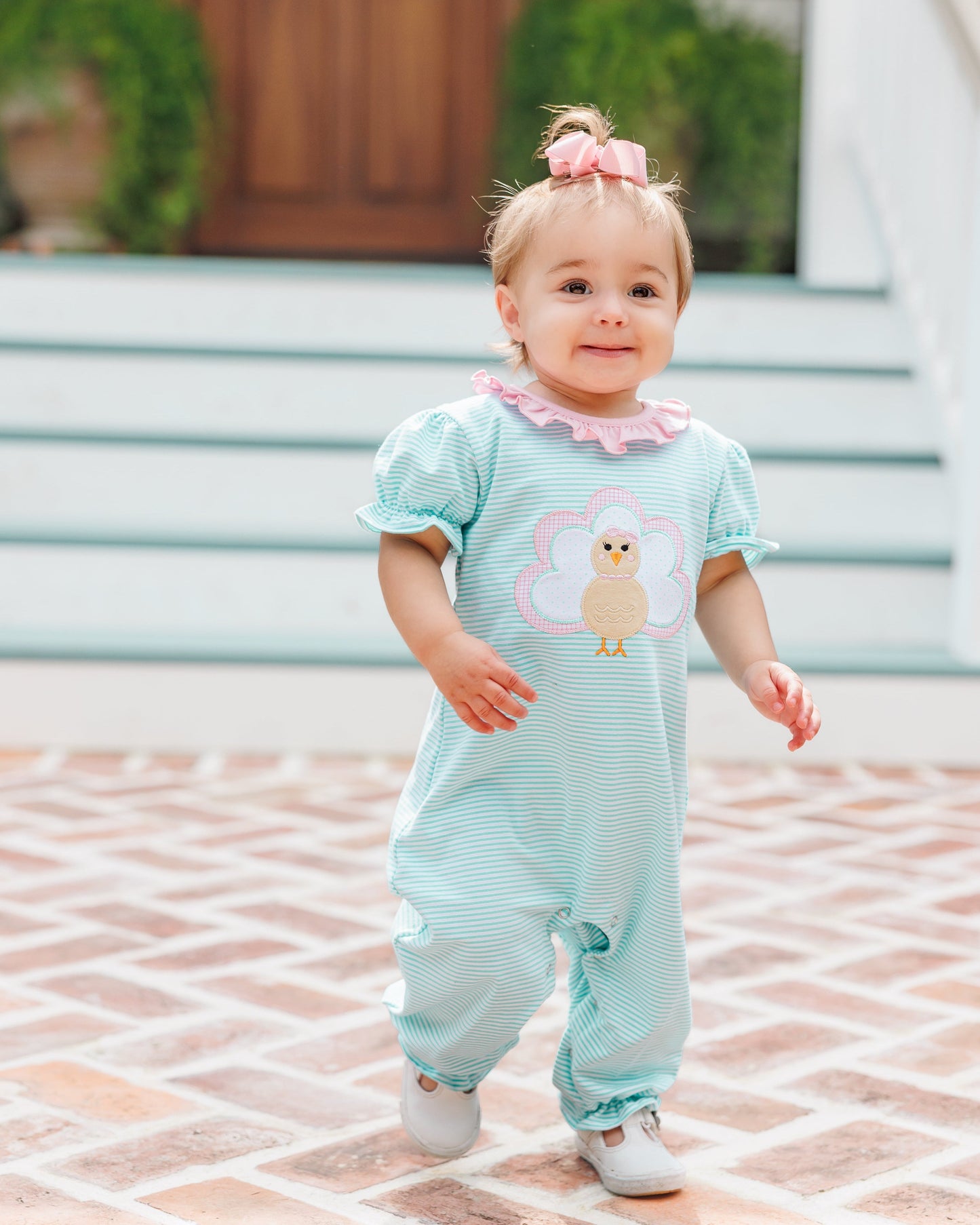 Jellybean Fall -Give Thanks Ruffle Romper