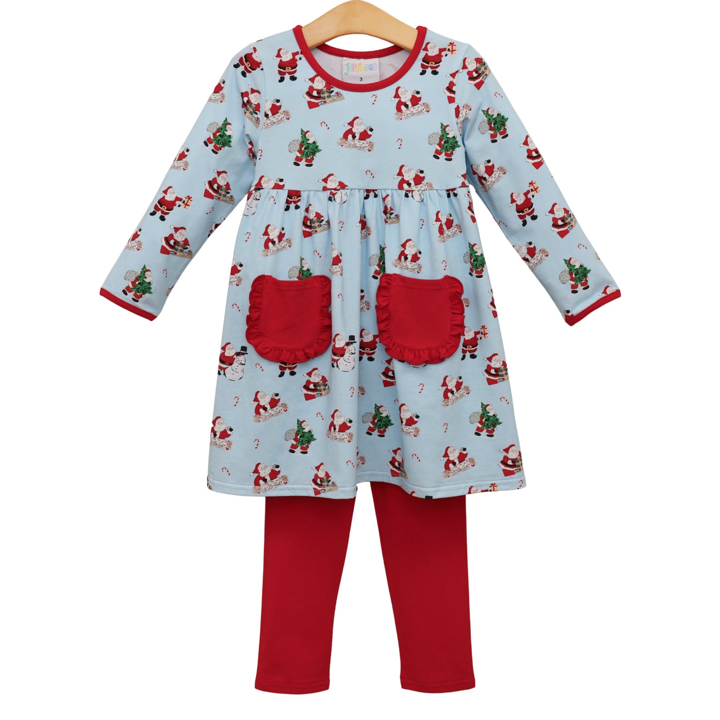 Jellybean Christmas: Here Comes Santa Claus Reese Pants Set