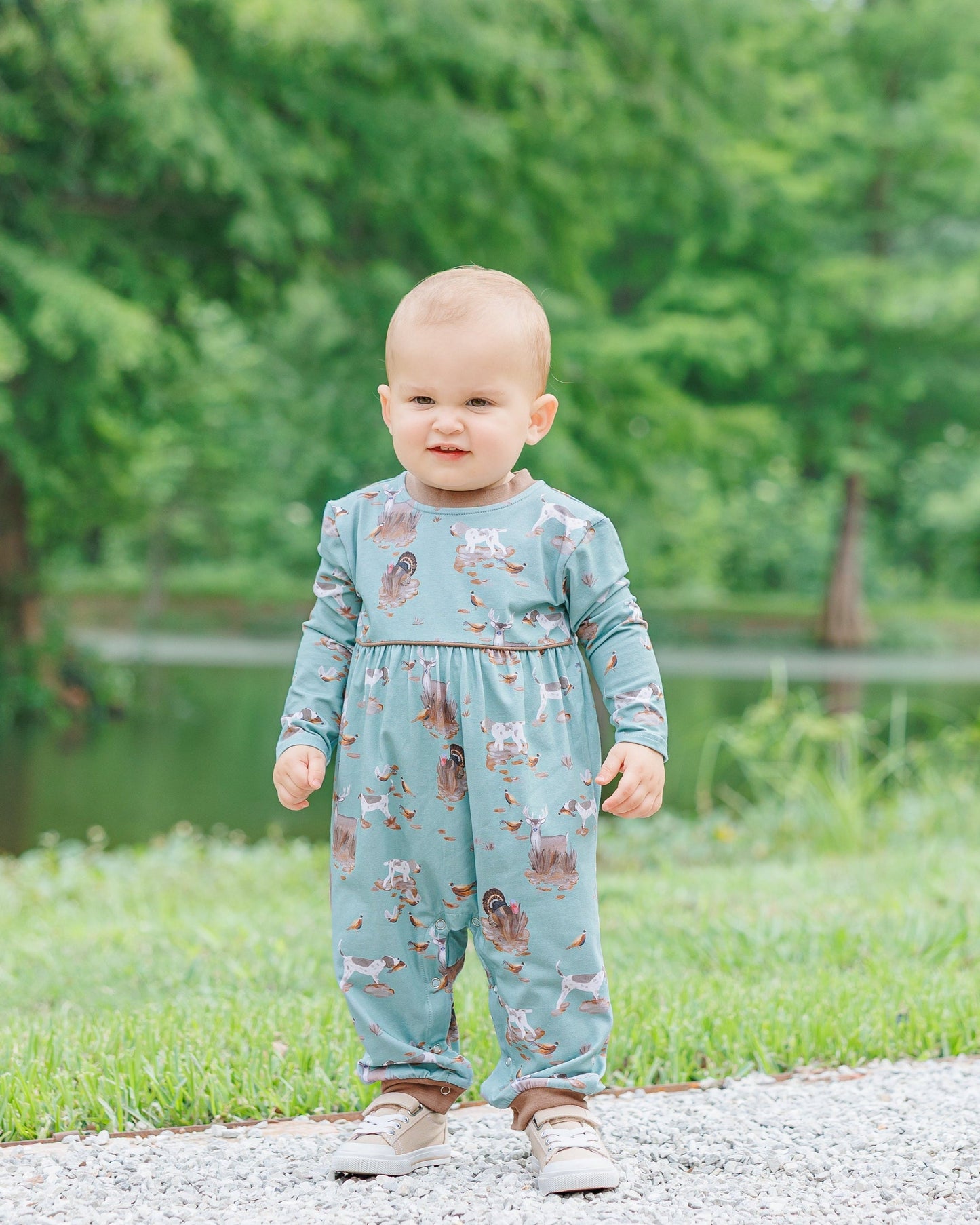 Jellybean Fall - Heritage Hunt Patrick Romper