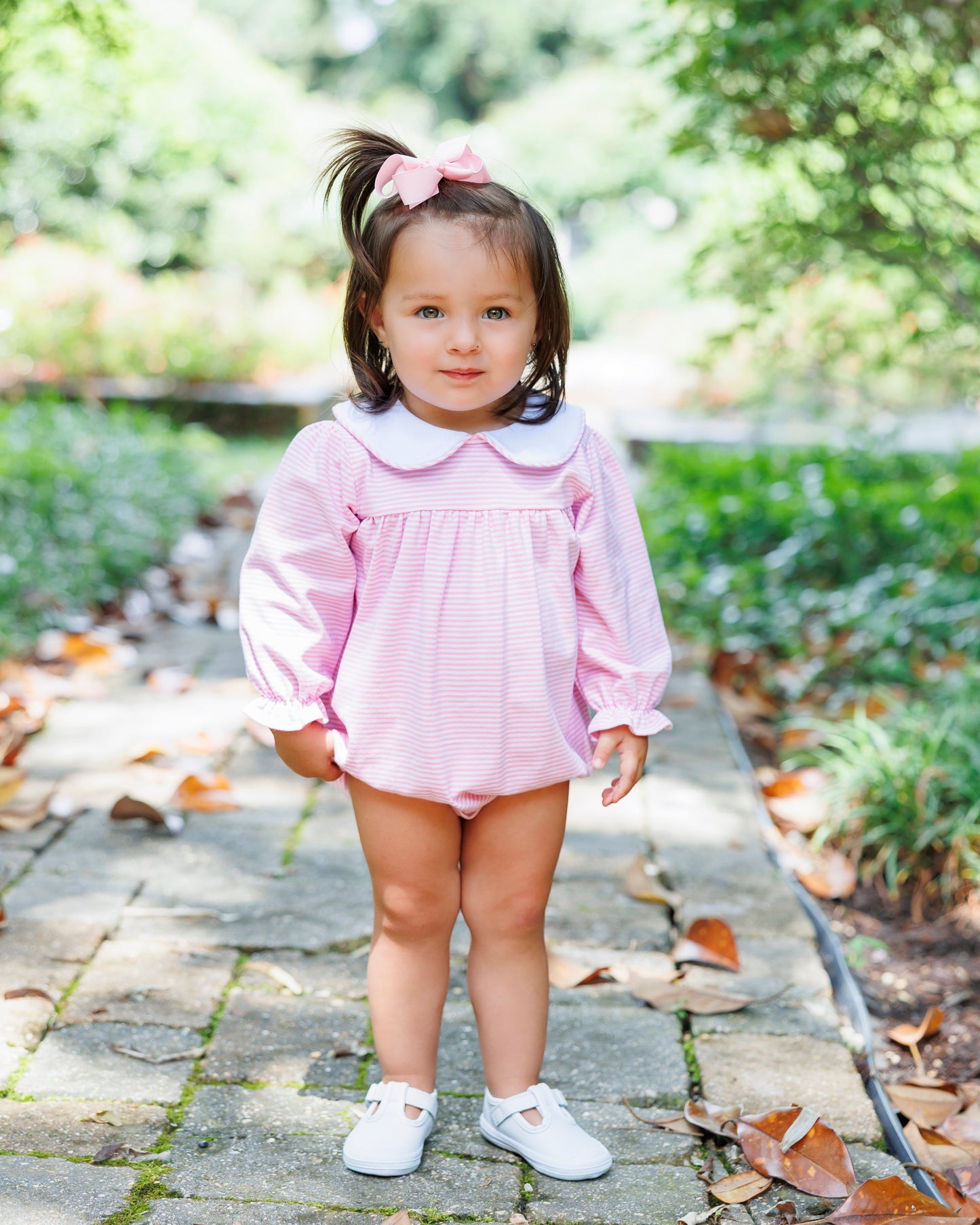 Jellybean Fall - Lottie Bubble Light Pink Stripe