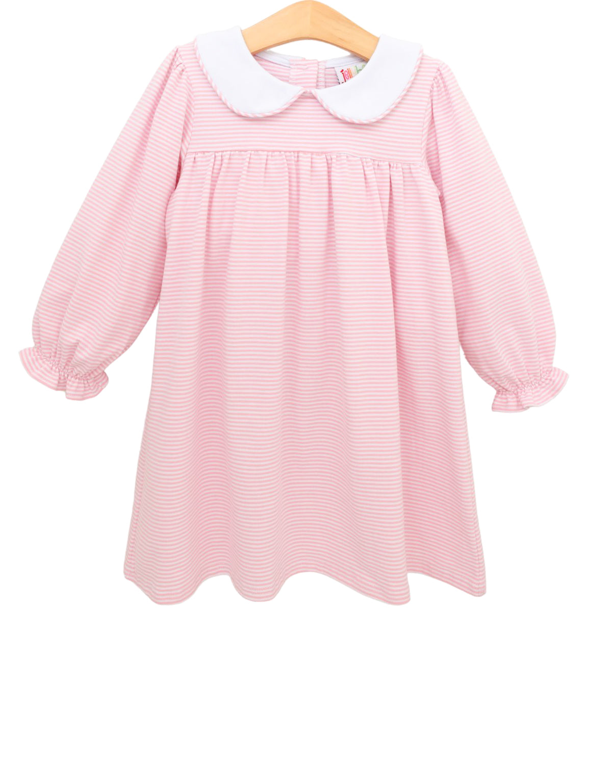 Jellybean Fall - Lottie Dress Light Pink Stripe