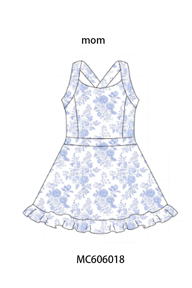 PO95 Blue floral print mom&me active collection 1