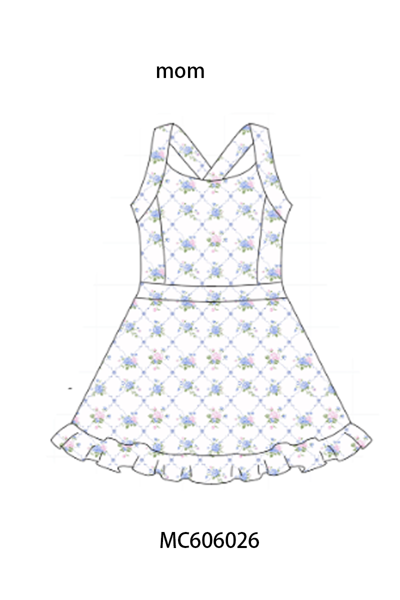 PO95 Blue floral print mom&me active collection 2