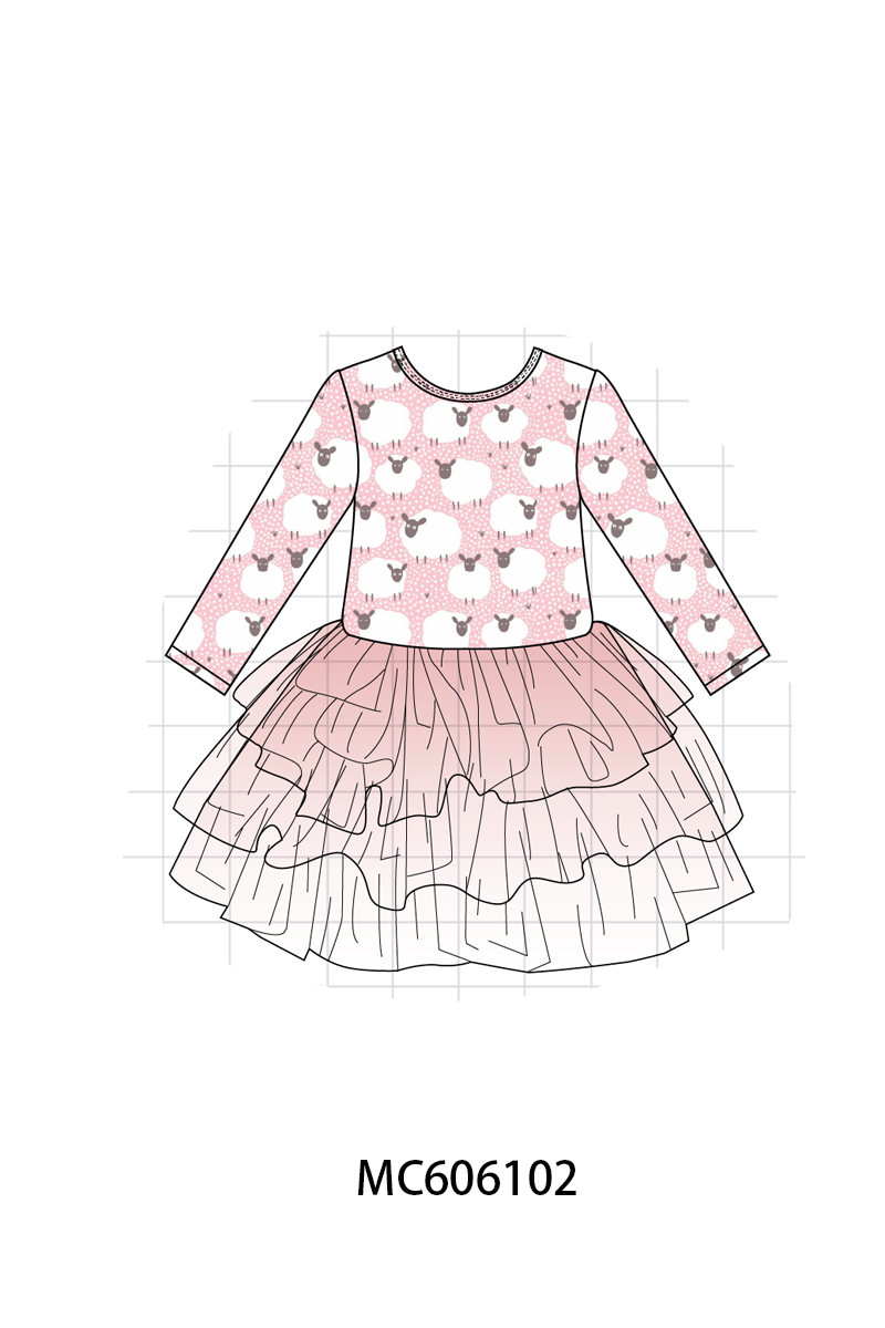 PO95 Pink sheep bamboo collection