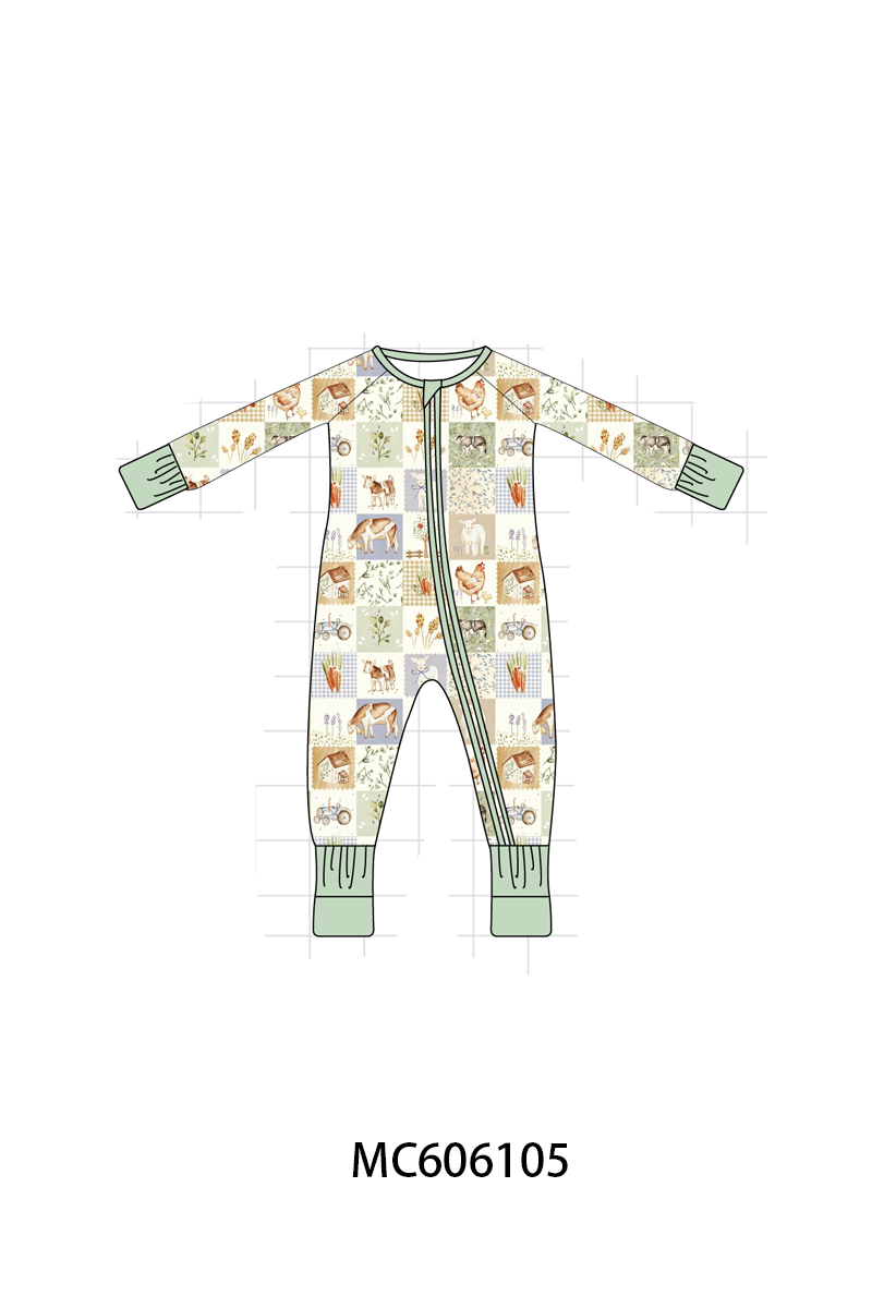 PO95 Sage farm checkered bamboo collection