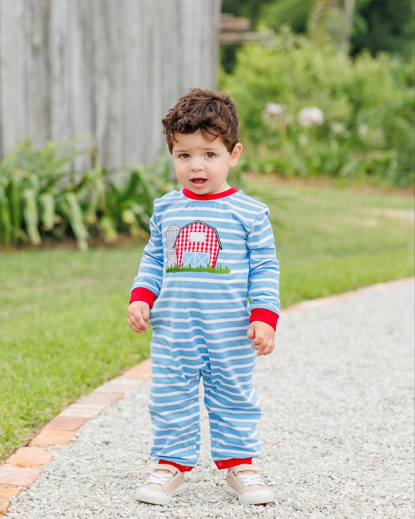 Jellybean Fall -On The Farm Romper