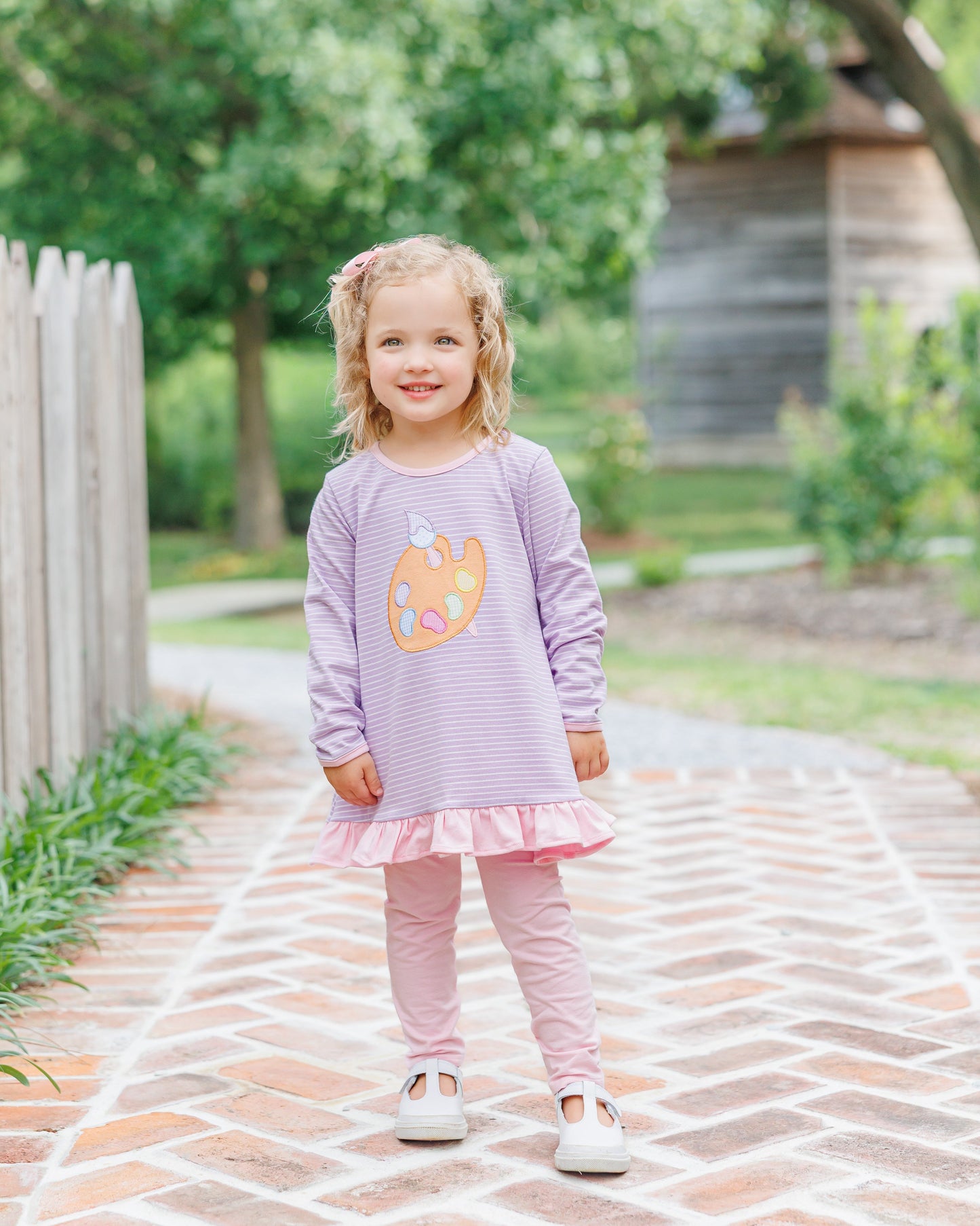 Jellybean Fall - Pretty Painter Ruffle Pant Set