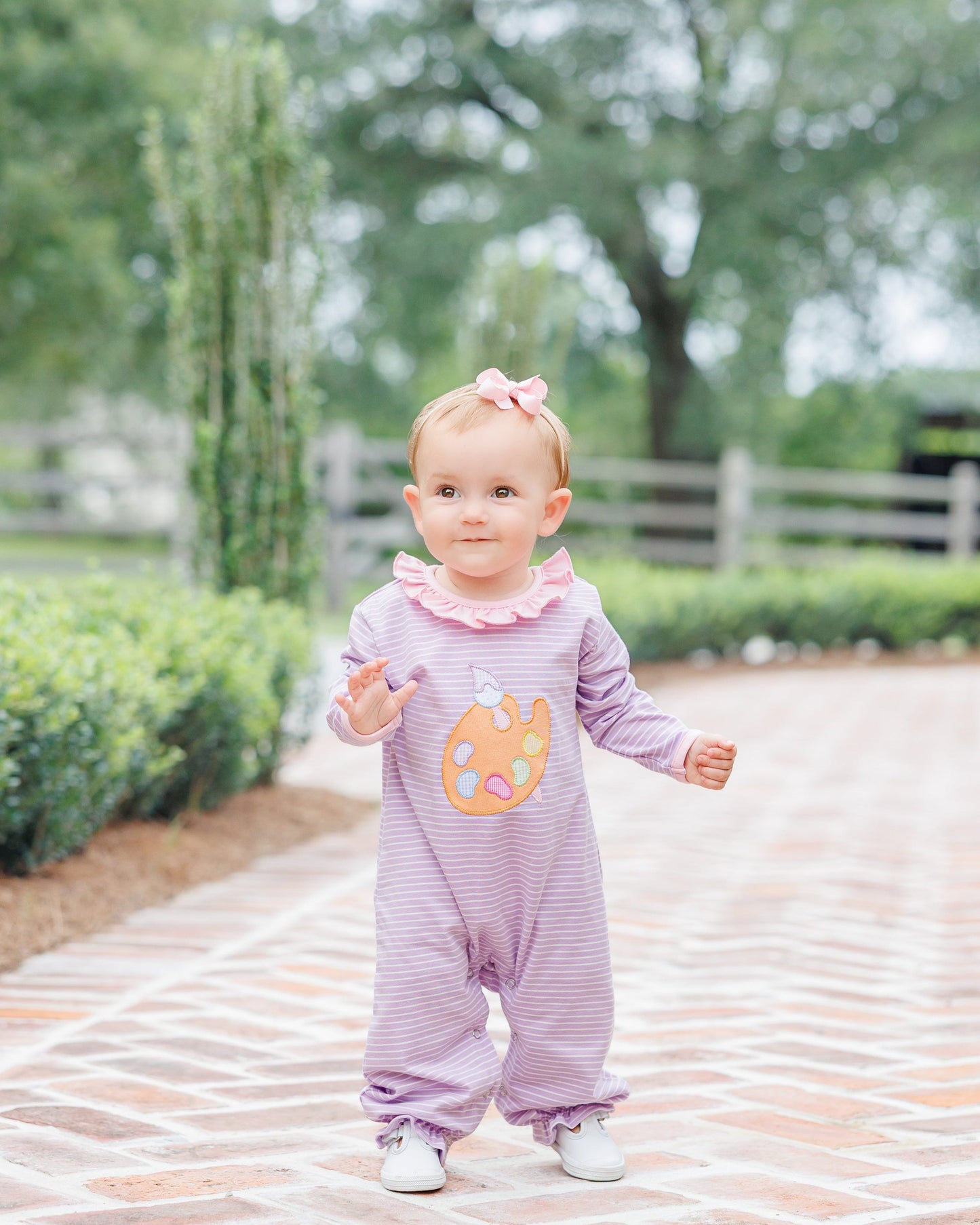 Jellybean Fall - Pretty Painter Ruffle Romper