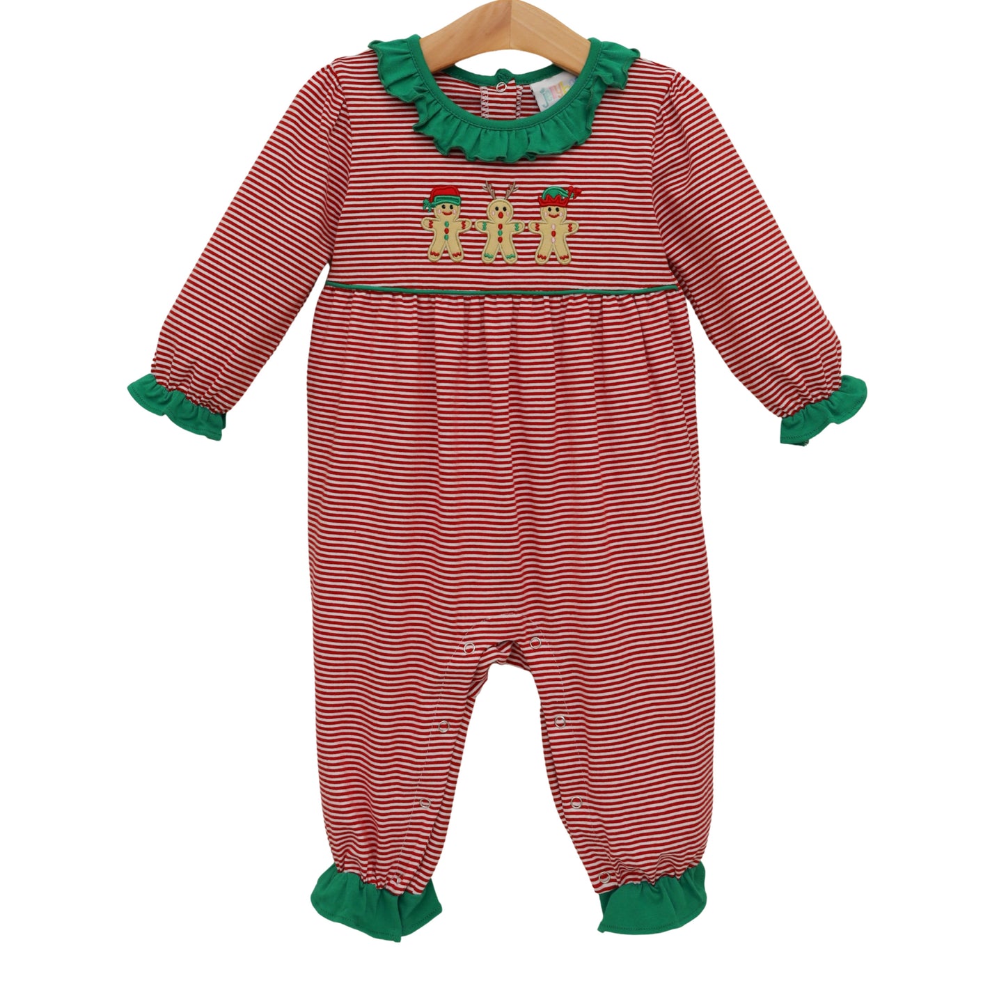 Jellybean Christmas: Santa's Sweet Helpers Ruffle Romper