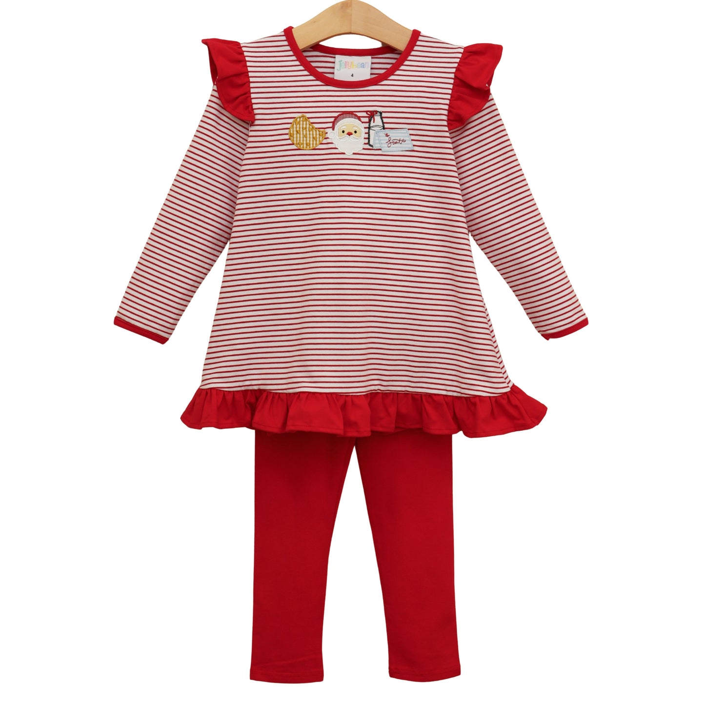 Jellybean Christmas: Santa's Treats Ruffle Pants Set