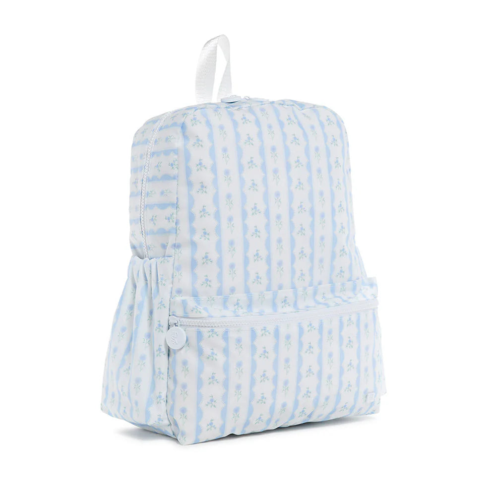 Backpacker -- Backpack Ribbon Floral Blue