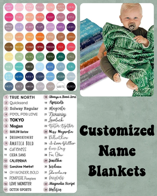 Customized Blankets (ETA Late November to JPS then to you)