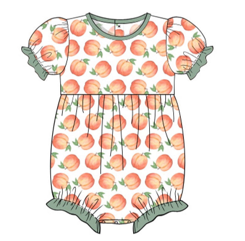 Girl Peach Bubble